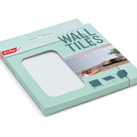 selbstklebende Wandfliesen Wall Tiles White (6er Set) image number null